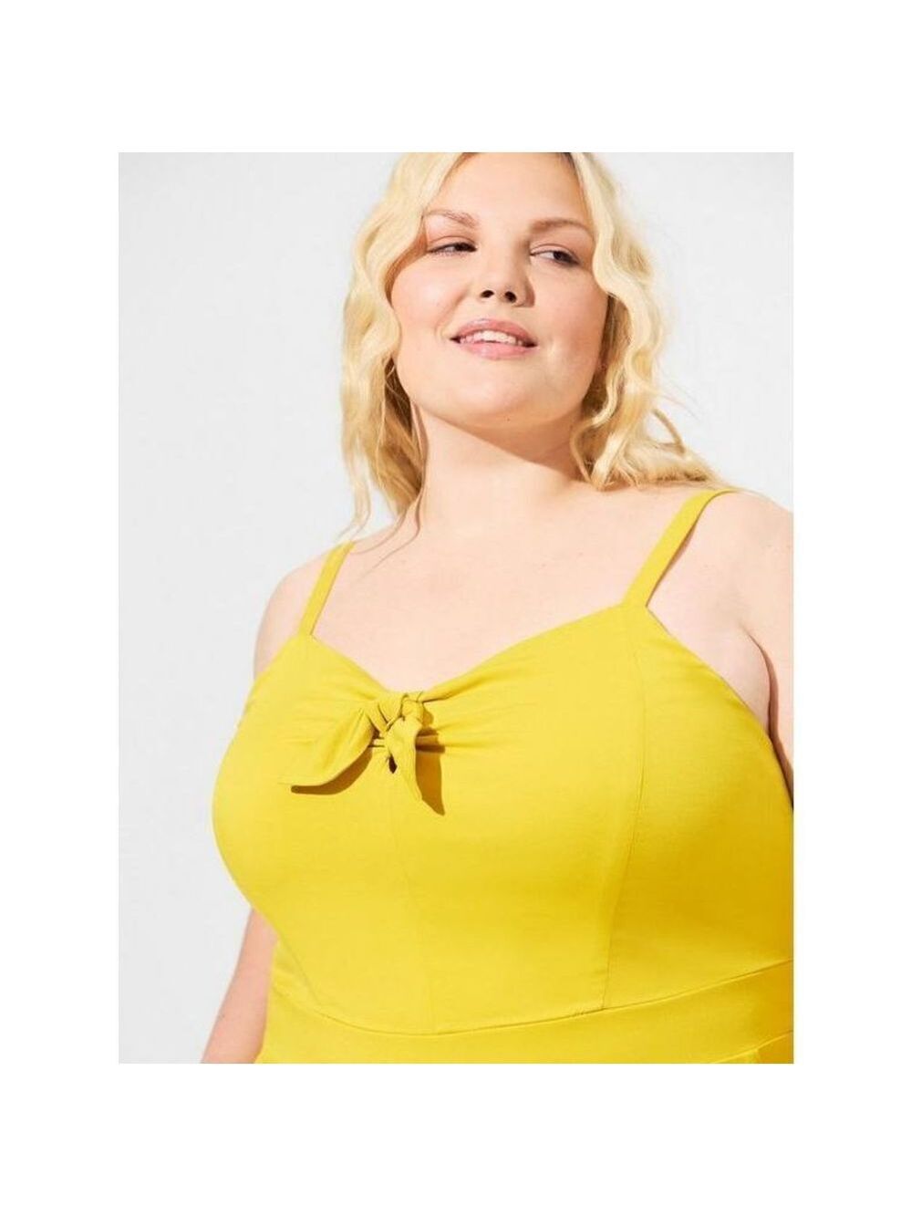 Torrid Challis Tie-Front Romper Sz 3 - Picture 2 of 5